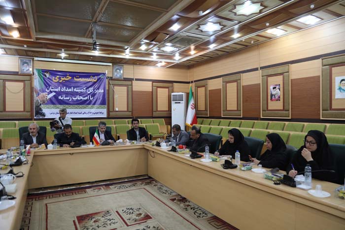 گزارش تصویری نشست خبری مدیر کل کمیته امداد استان بوشهر 