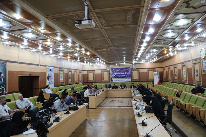 گزارش تصویری نشست خبری مدیر کل کمیته امداد استان بوشهر 