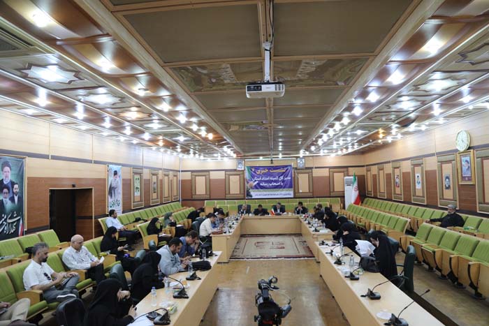 گزارش تصویری نشست خبری مدیر کل کمیته امداد استان بوشهر 