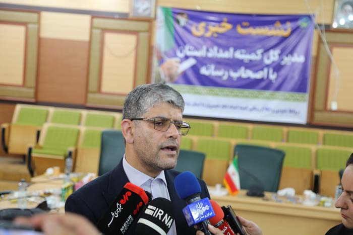 گزارش تصویری نشست خبری مدیر کل کمیته امداد استان بوشهر 