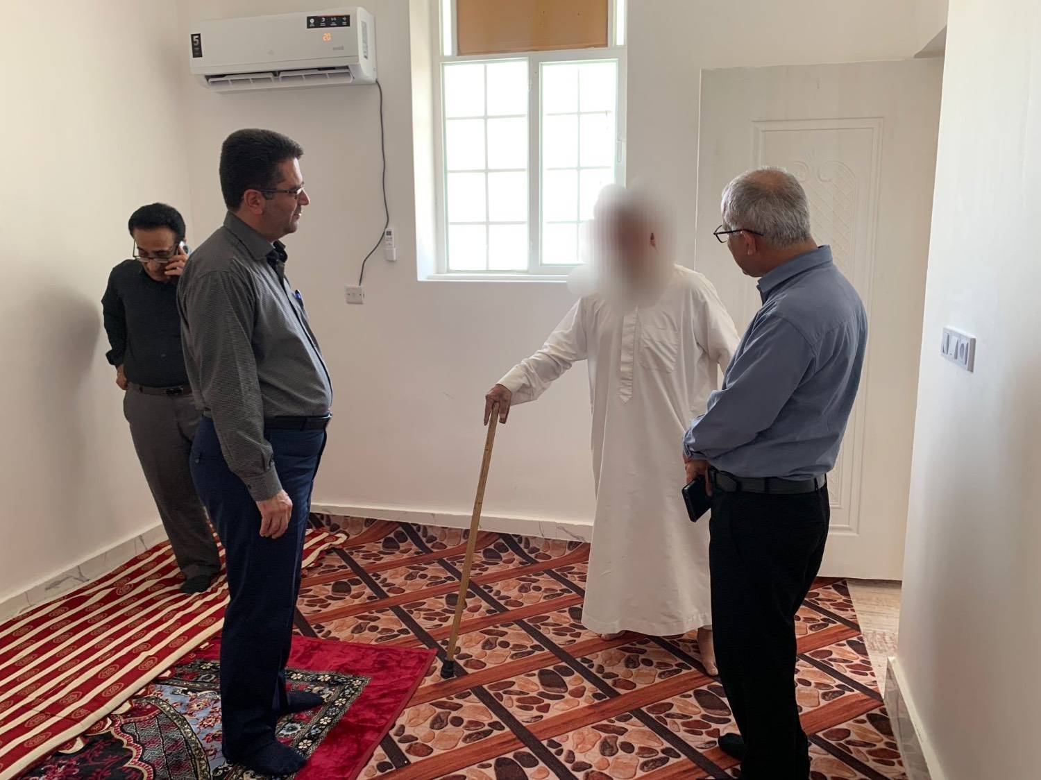 بازدید مدیر کل کمیته امداد استان از پروژه احداث مسکن روستایی مددجویی 