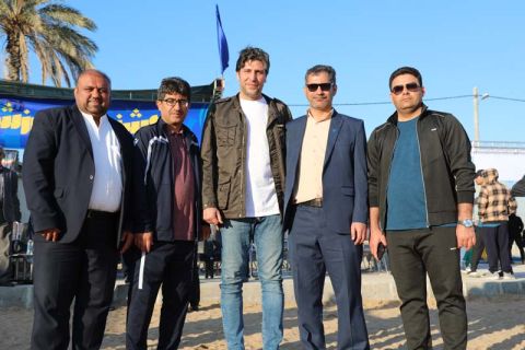 گزارش تصویری برگزاری جشنواره والیبال ساحلی در بوشهر 