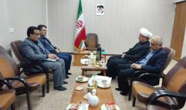 دیدار و گفتگوی مدیر کل کمیته امداد استان با امام جمعه شهرستان عسلویه