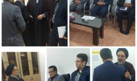 دیدار و گفتگوی مدیر کل کمیته امداد استان با امام جمعه شهرستان جم