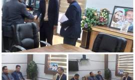 دیدار و‌ گفتگوی مدیر کل کمیته امداد استان با فرماندار شهرستان جم