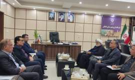 دیدار و‌ گفتگوی مدیر کل کمیته امداد استان با فرماندار شهرستان کنگان