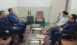 دیدار و گفتگوی مدیر کل کمیته امداد استان با امام جمعه شهرستان دیر