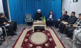 دیدار و گفتگوی مدیر کل کمیته امداد استان با امام جمعه شهرستان دیلم 