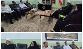 دیدار و گفتگوی مدیر کل کمیته امداد استان با امام جمعه شهر برازجان 