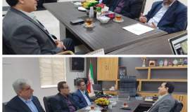 دیدار و‌ گفتگوی مدیر کل کمیته امداد استان بوشهر با بخشدار شهر دلوار