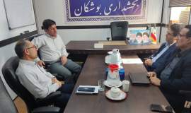 دیدار و‌ گفتگوی مدیر کل کمیته امداد استان با بخشدار بخش بوشکان