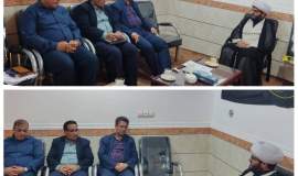 دیدار و گفتگوی مدیر کل کمیته امداد استان بوشهر با امام جمعه شهر سعدآباد