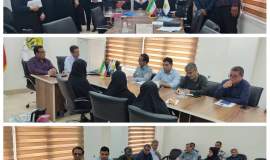 نشست صمیمی و هم اندیشی مدیر کل کمیته امداد استان بوشهر با همکاران امدادگر اداره شبانکاره